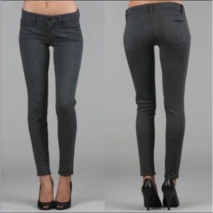 Joes Jeans Womens Size:28 Low Rise Skinny Pants Gray Acrylic Wool Blend